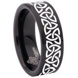 Celtic Chain Tungsten Carbide Ring