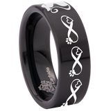 Mrs. Cat Couple Tungsten Carbide Ring