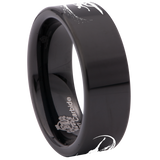 Surfer Tungsten Carbide Ring