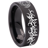 Owl and Bear Tungsten Carbide Ring