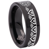 Mandala Tungsten Carbide Ring