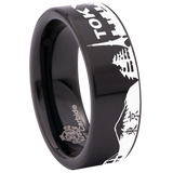 Tokyo Skyline Tungsten Carbide Ring