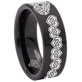 Heart Knot Tungsten Carbide Ring
