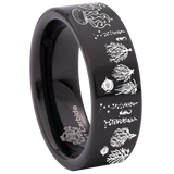 Jellyfish Tungsten Carbide Ring