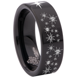 Starburst Tungsten Carbide Ring