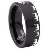 Heron Bird Tungsten Carbide Ring