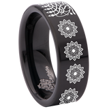 Menorah Tungsten Carbide Ring