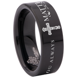 Matthew 28:20 Tungsten Carbide Ring