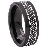 Mayan Tungsten Carbide Ring