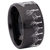 Tribal Werewolf Tungsten Carbide Ring