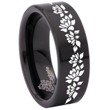 Magnolia Tungsten Carbide Ring