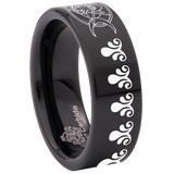 Goddess Pentacle Tungsten Carbide Ring