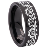 Fancy Tungsten Carbide Ring
