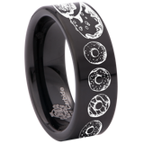 Donut Tungsten Carbide Ring