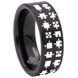 Jigsaw Tungsten Carbide Ring