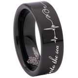 Wave Tungsten Carbide Ring