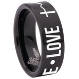 Faith Hope Love Tungsten Carbide Ring