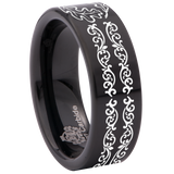 Oakleaf Knotwork Tungsten Carbide Ring