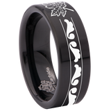 Maple Leaf Tungsten Carbide Ring