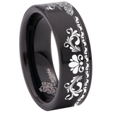 Peacock Tungsten Carbide Ring