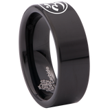 Aum Tungsten Carbide Ring