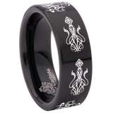 Cuttlefish Squid Tungsten Carbide Ring