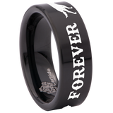 Stay Wild Wolf Tungsten Carbide Ring