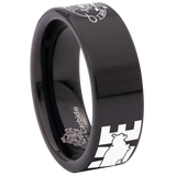 Scuba Diving Style 2 Tungsten Carbide Ring