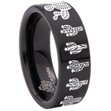 Cactus Tungsten Carbide Ring