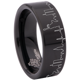 New York Heartbeat Tungsten Carbide Ring