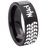 Mud Life Tire Tungsten Carbide Ring