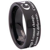 Serenity Prayer  Tungsten Carbide Ring