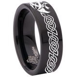 Celtic Raven Style 2 Tungsten Carbide Ring