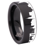New York Skyline Tungsten Carbide Ring
