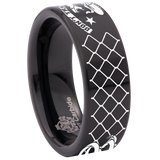 Don't Tread on Me Snake Tungsten Carbide Ring