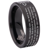 Lord's Prayer Tungsten Carbide Ring