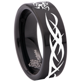 Tribal Sun Tungsten Carbide Ring