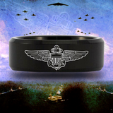 Naval Aviator Tungsten Carbide Ring