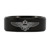 Naval Aviator Tungsten Carbide Ring