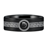 Virgo Tungsten Carbide Ring