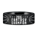Fantasy Basketball Champion 2016 Tungsten Carbide Ring