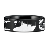 US Coast Guard Tungsten Carbide Ring