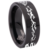 Chinese Dragon Tungsten Carbide Ring
