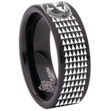 Dragon Yin Yang Tungsten Carbide Ring