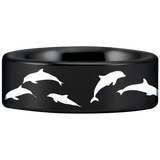 Dolphin Tungsten Carbide Ring