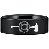 Firefighter's Axe Tungsten Carbide Ring