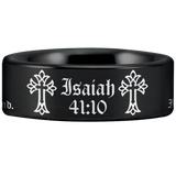 Isaiah 41:10 Tungsten Carbide Ring