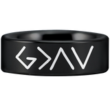 Romans 8:39 Tungsten Carbide Ring