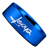 Jesus Christ Ambigram Tungsten Carbide Ring