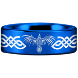 Celtic Raven Tungsten Carbide Ring
